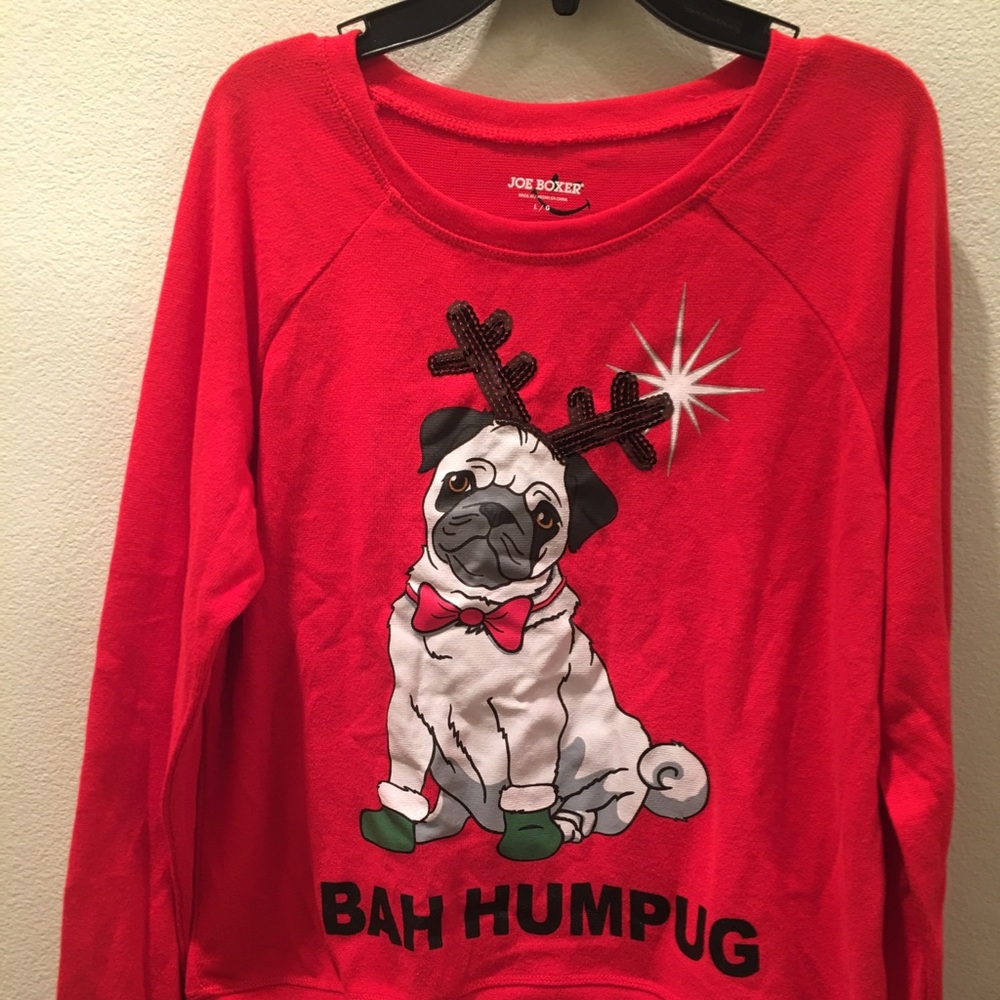 Joe Boxer Bah Humpug Ugly Sweater